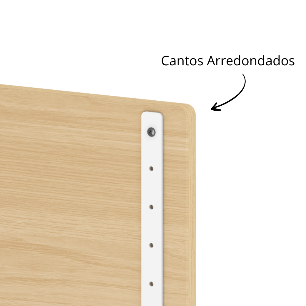 Proteção Lateral de Madeira para Cama e Mini Cama