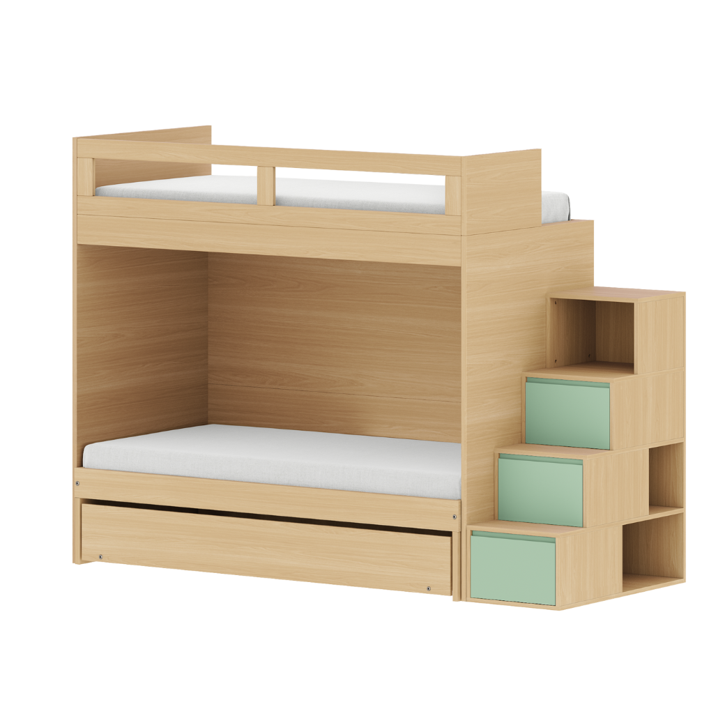 Beliche com Cama Auxiliar Linha Kids