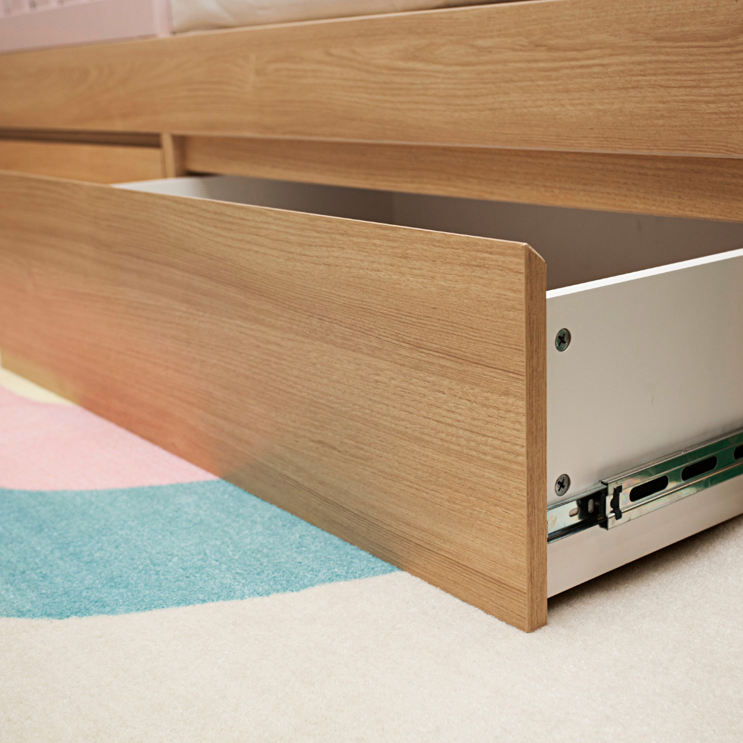 Cama Infantil com Duas Gavetas em Mdf Linha Play