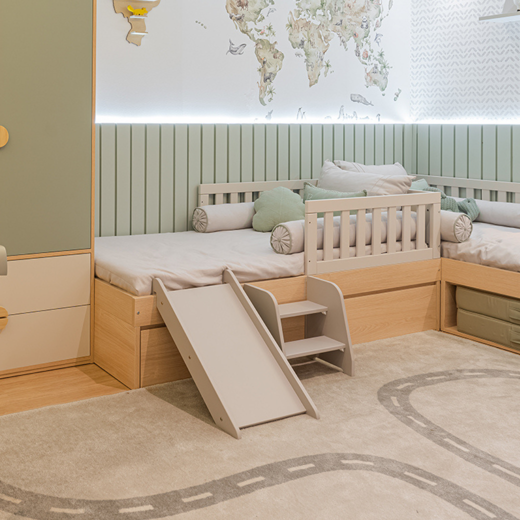 Cama Infantil com Duas Gavetas em Mdf Linha Play